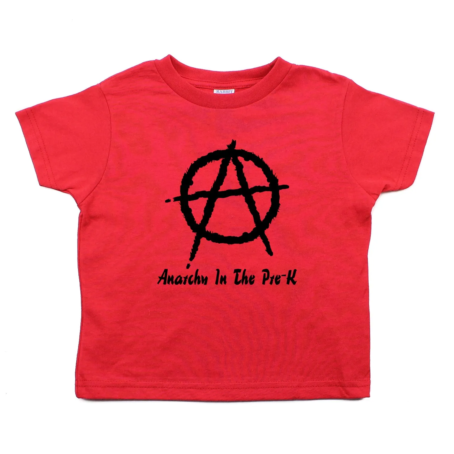 Anarchy in the Pre-K Punk Rock Kids Toddler Short Sleeve T-Shirt