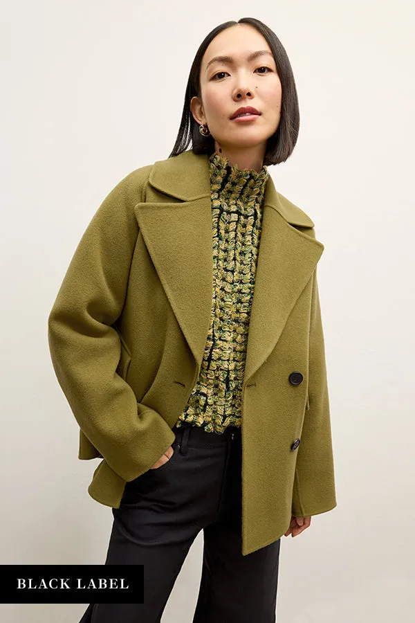 Calista Coat - Double-Face Wool :: Pistachio