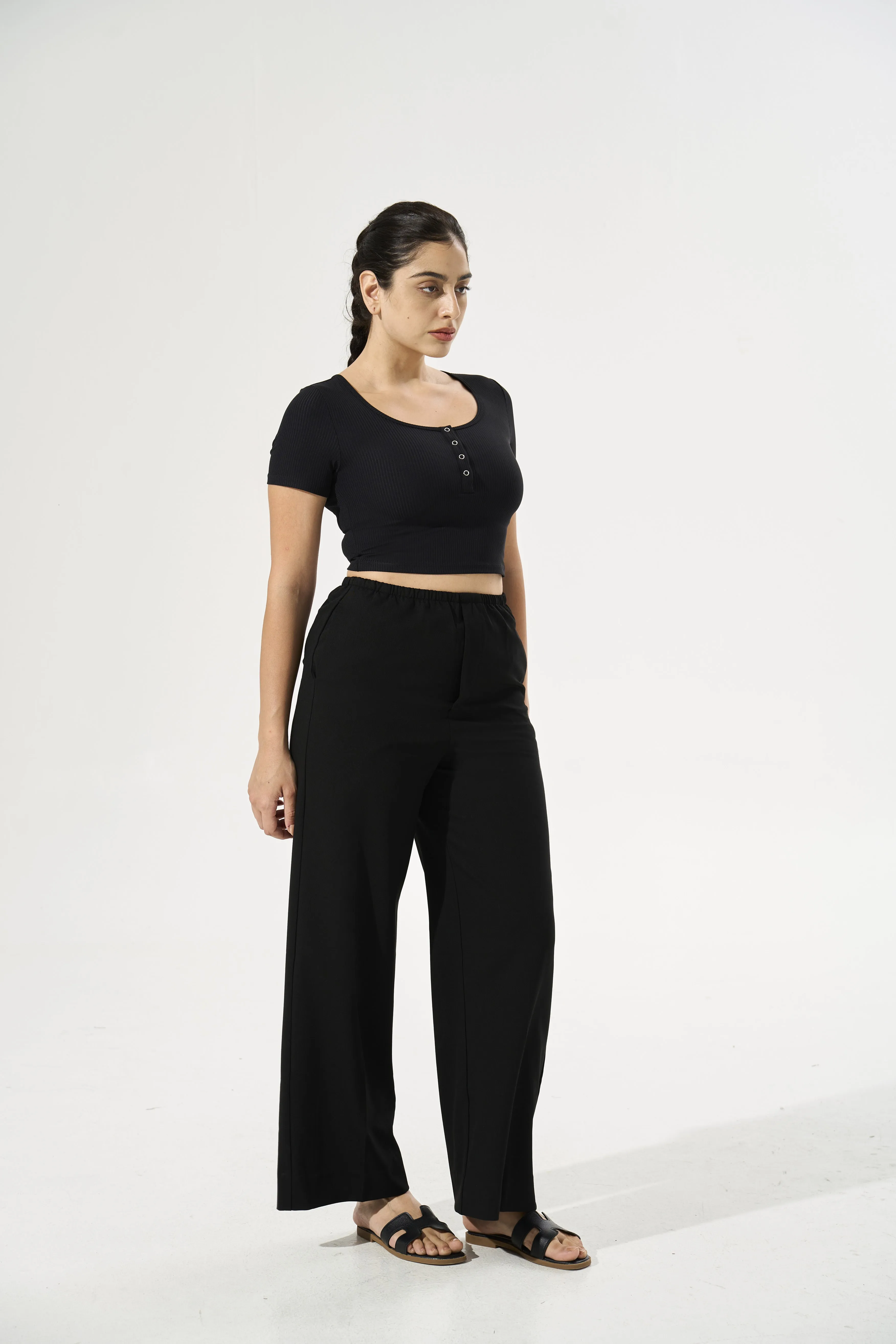 Cooling & Stretchable Breeze Trouser With Elastic Waistband & Pockets