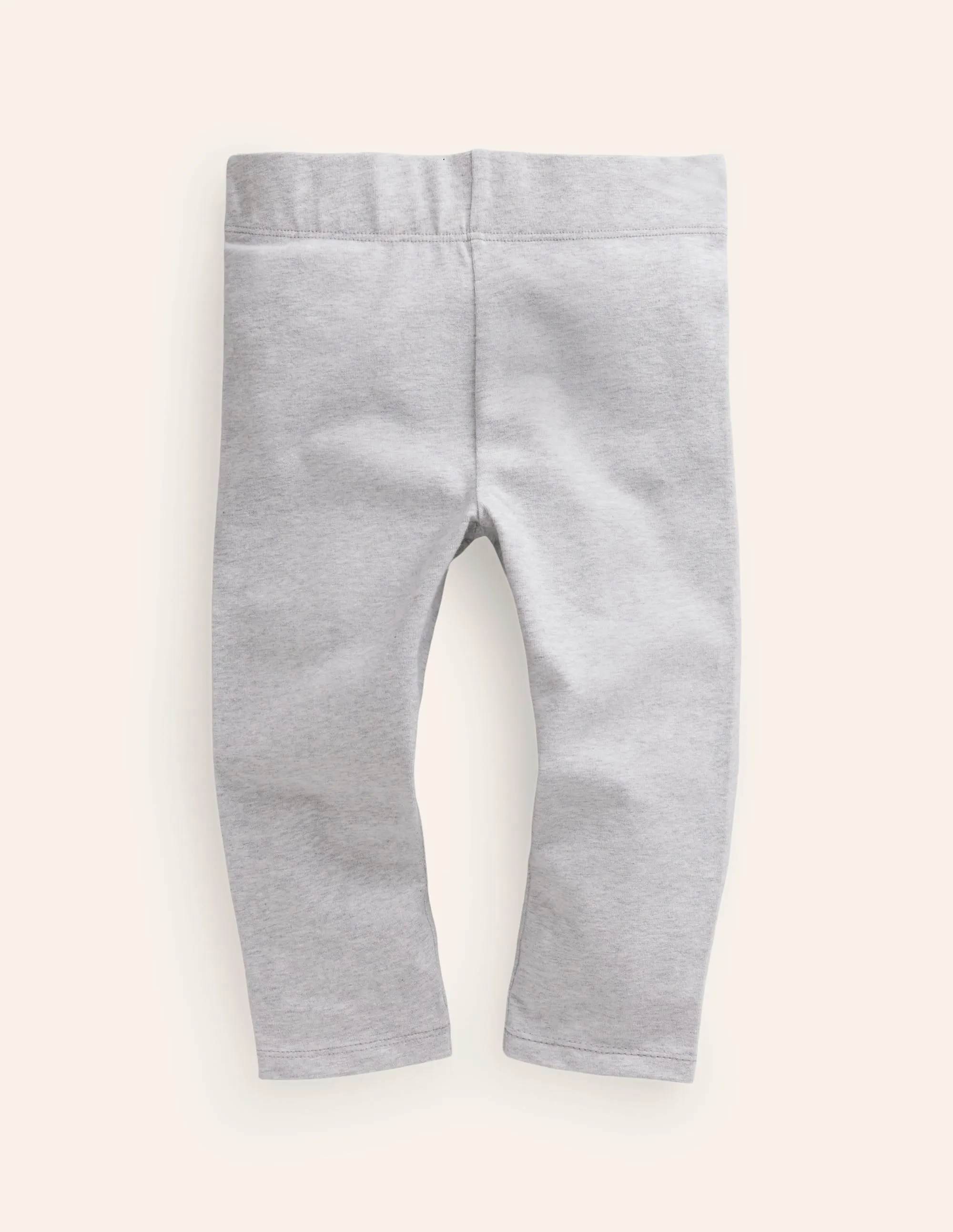 Cropped Leggings-Grey Marl