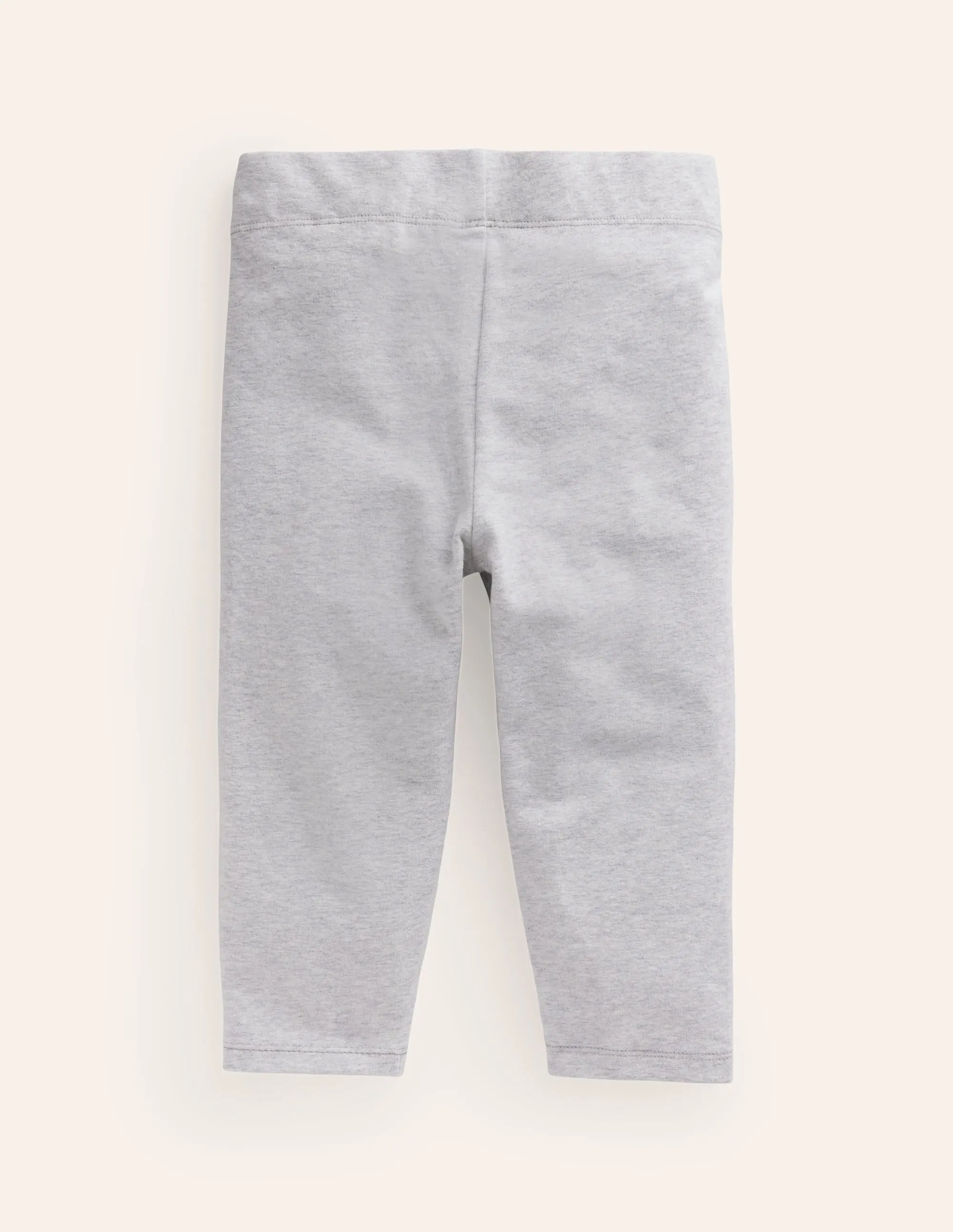 Cropped Leggings-Grey Marl