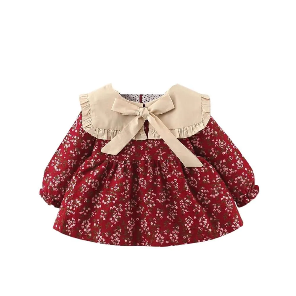 Dot & Floral Princess Dresses for Baby