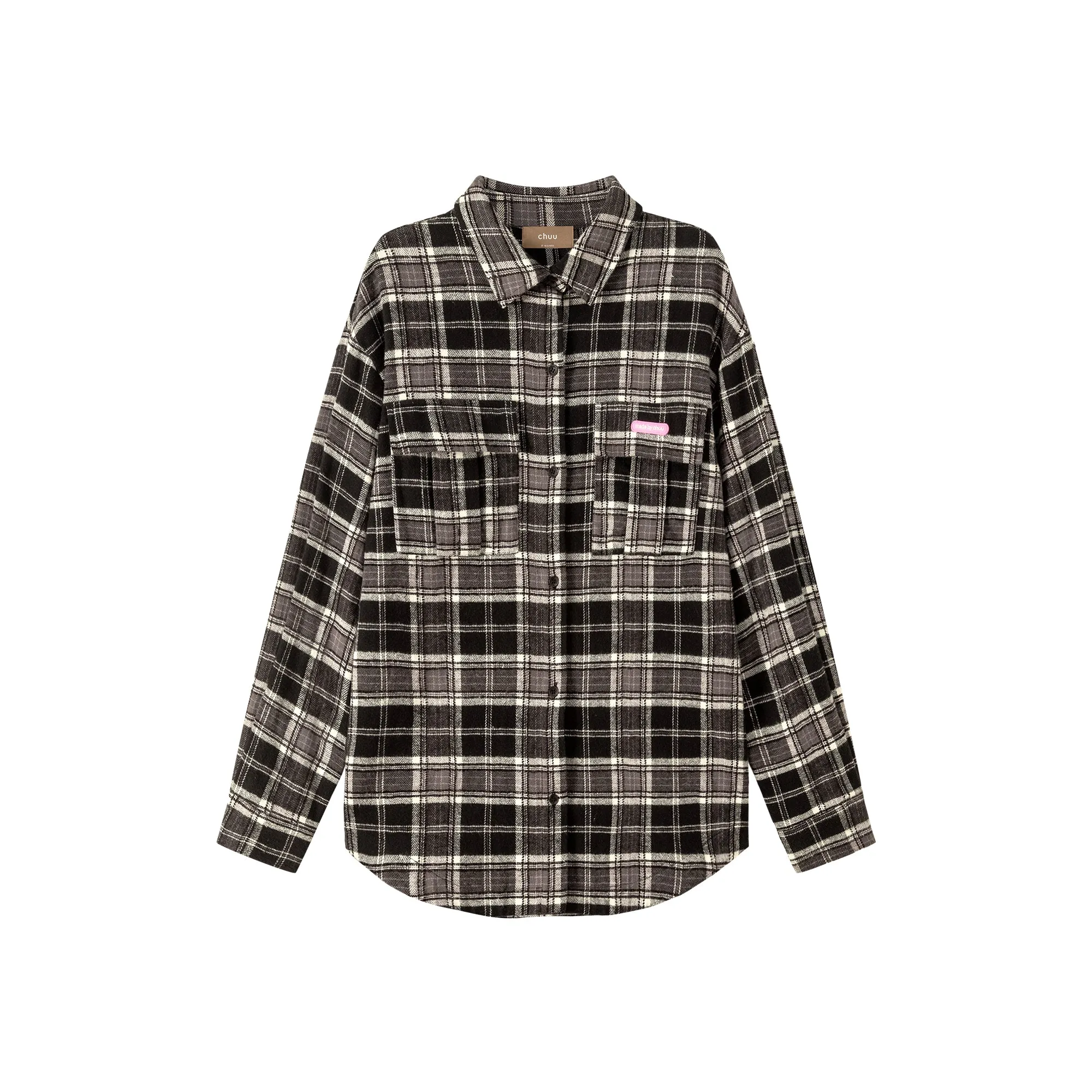 Edgy Check Overfit Shirt