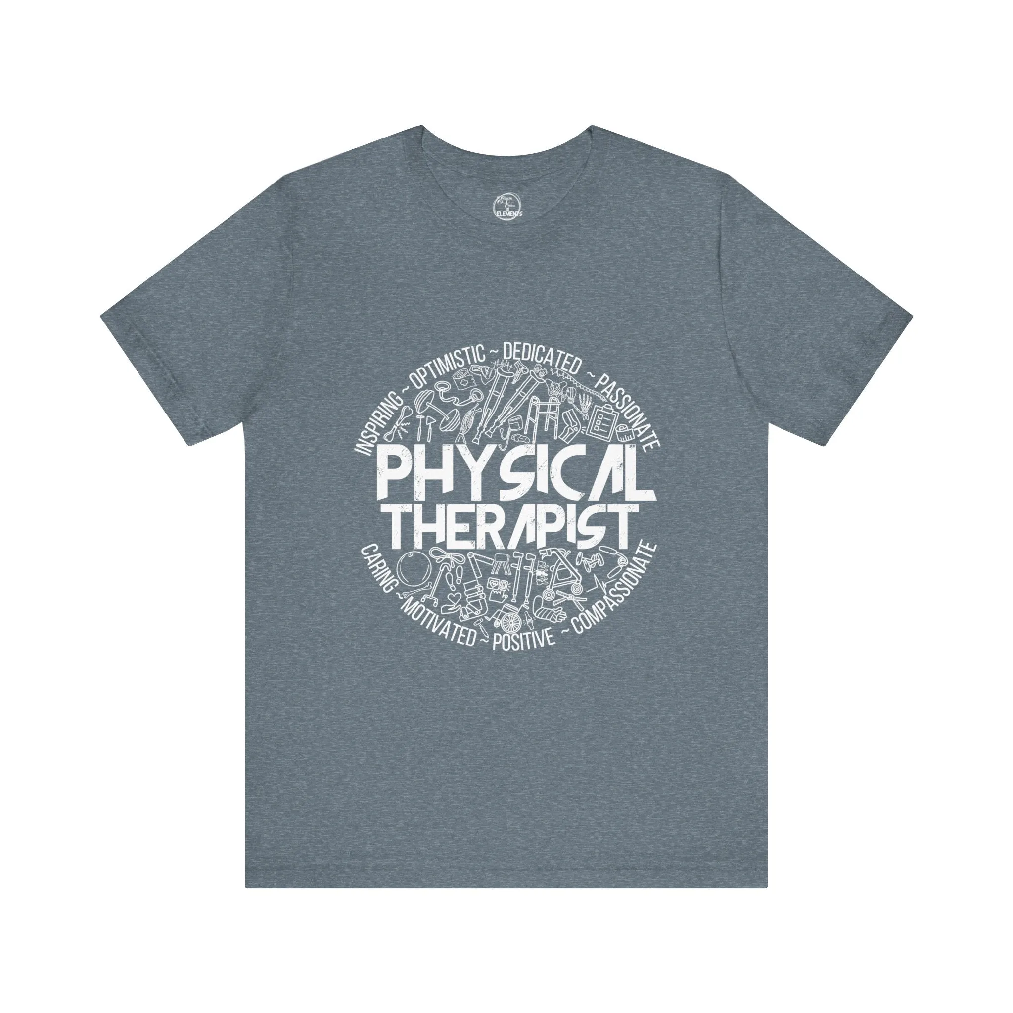 Edgy Physical Therapist Doodles Tee