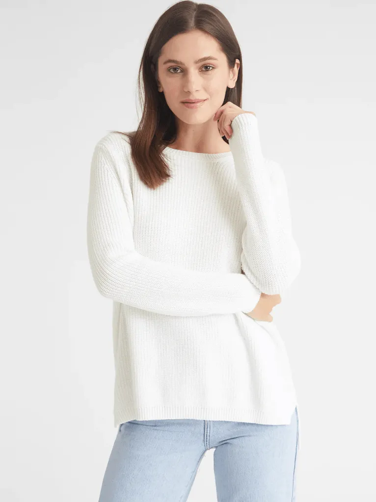 Emma Shaker Stitch Sweater