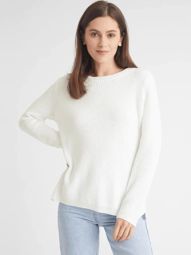 Emma Shaker Stitch Sweater