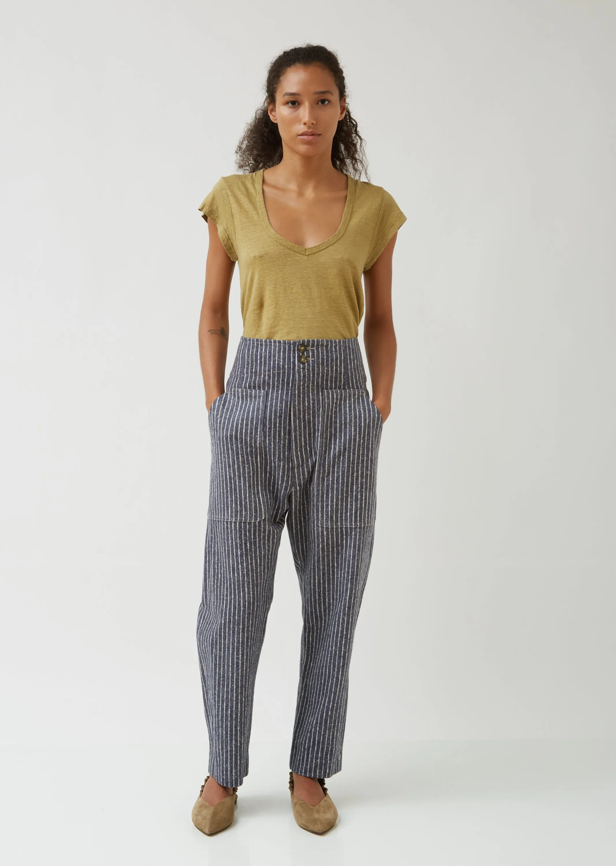 Praluni Striped Trousers