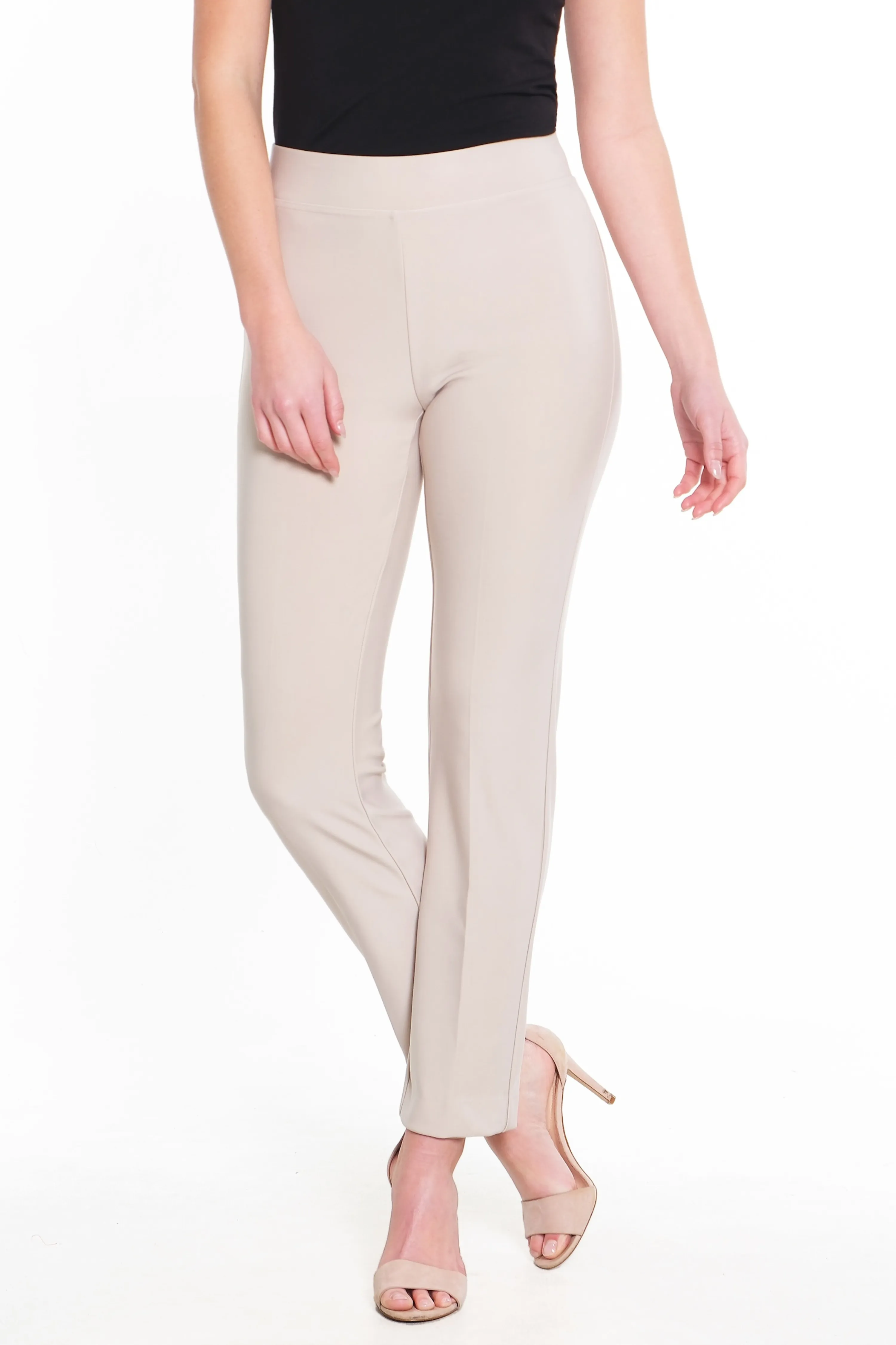 Pull On Pant with Back Vents - Stone