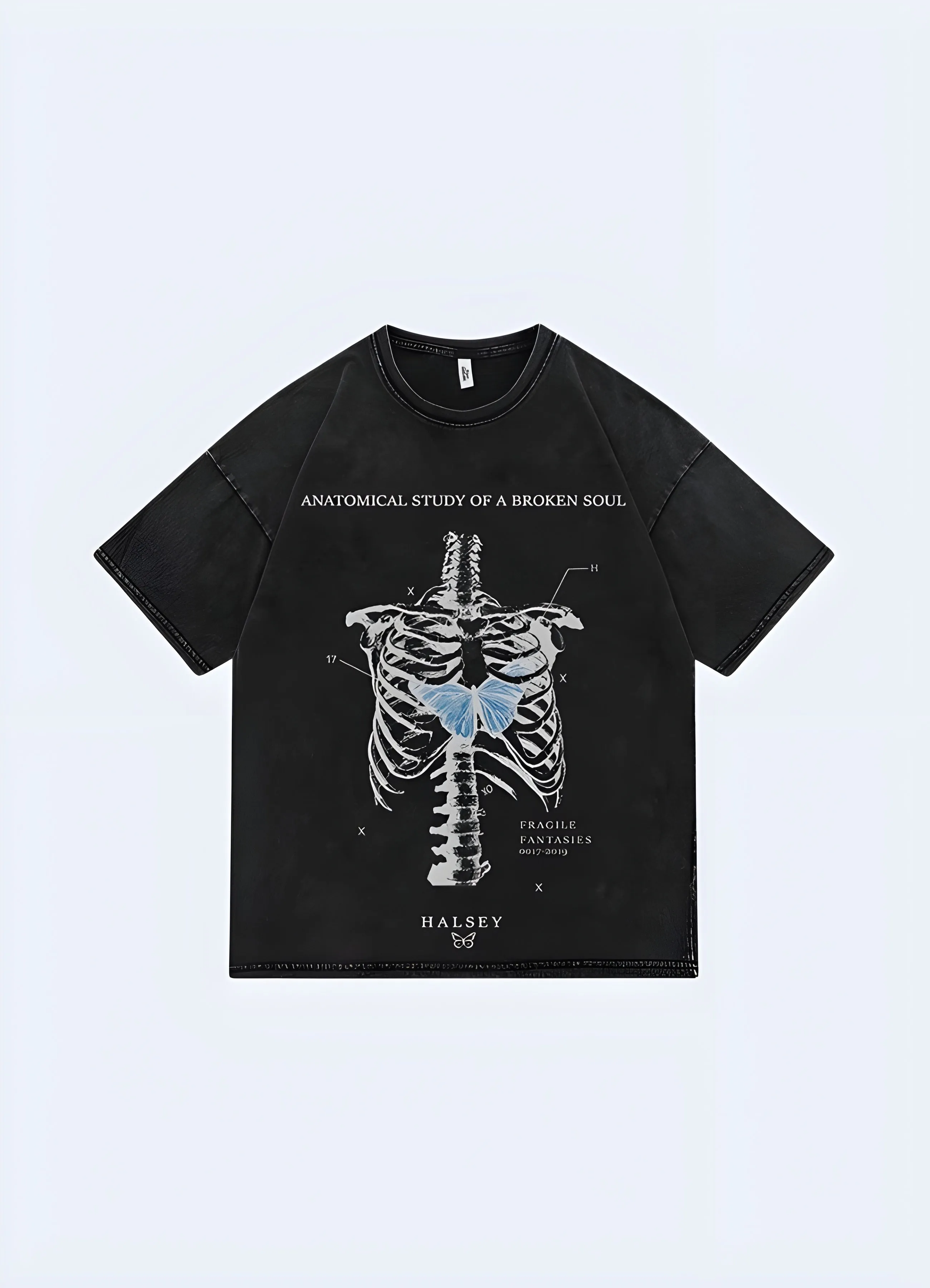 Skeleton Print T-shirt