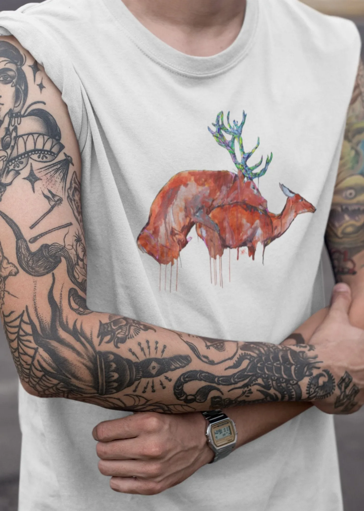 ST!NK - artist VOLK MyDeer - Men Shirt