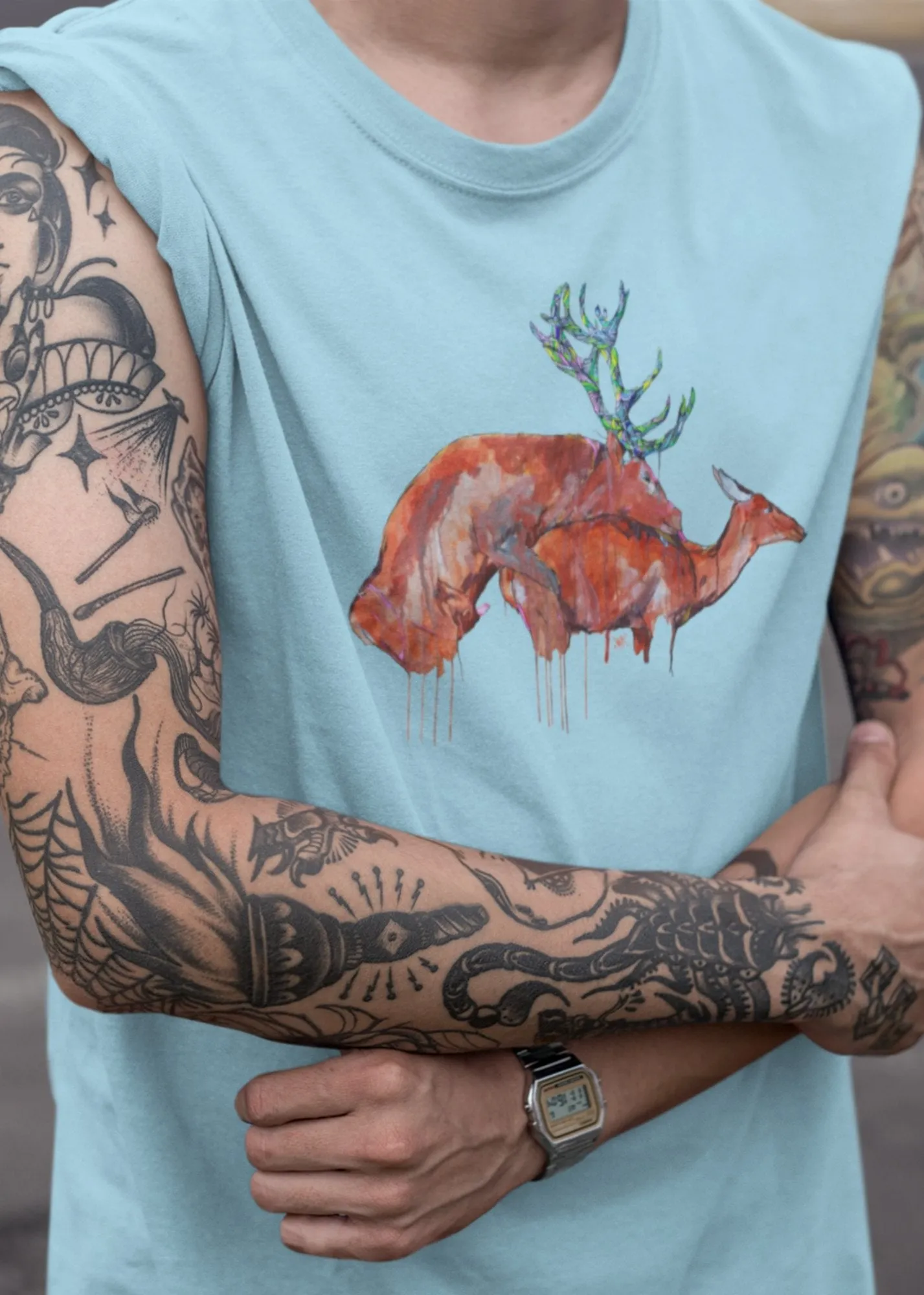 ST!NK - artist VOLK MyDeer - Men Shirt