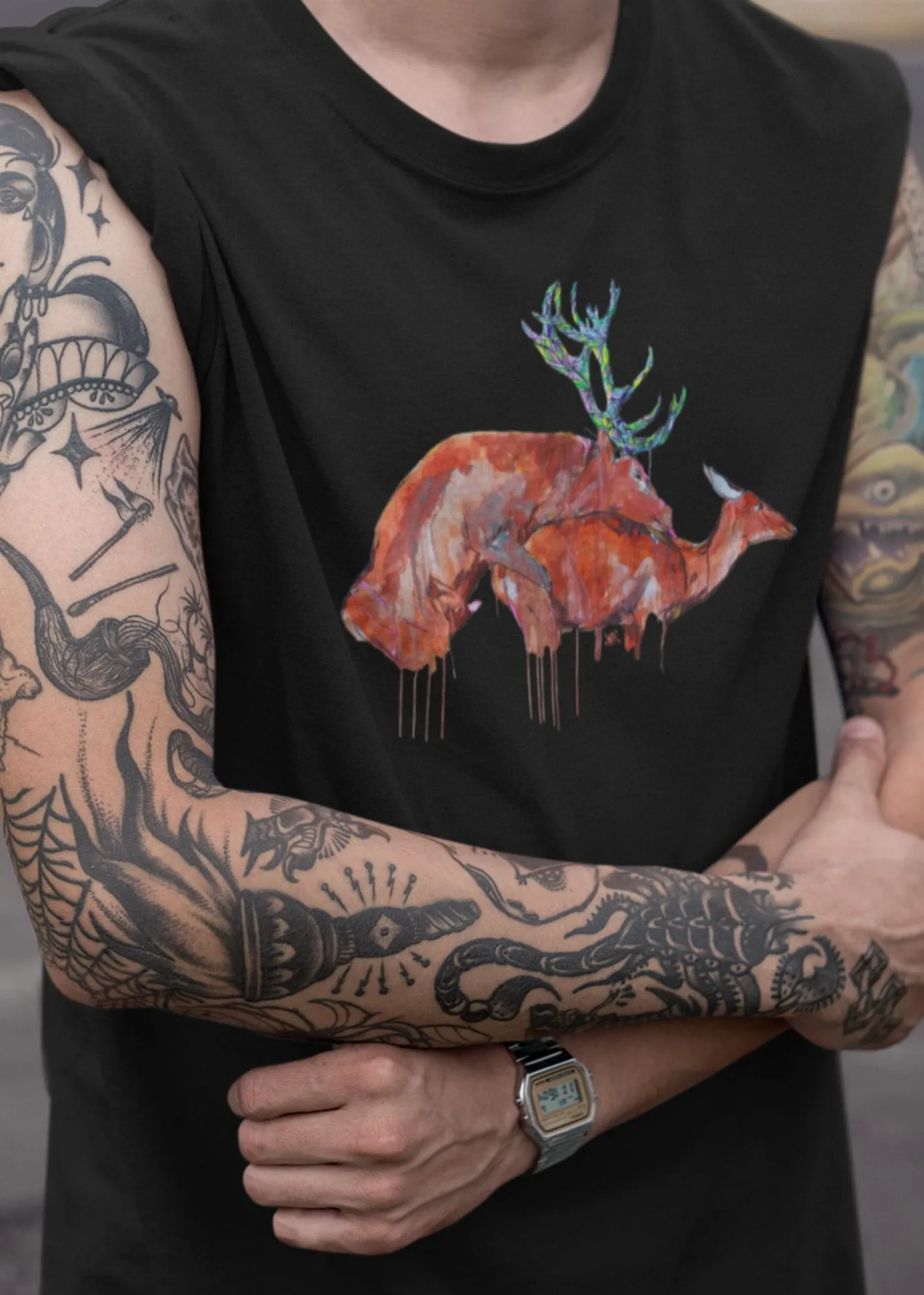 ST!NK - artist VOLK MyDeer - Men Shirt