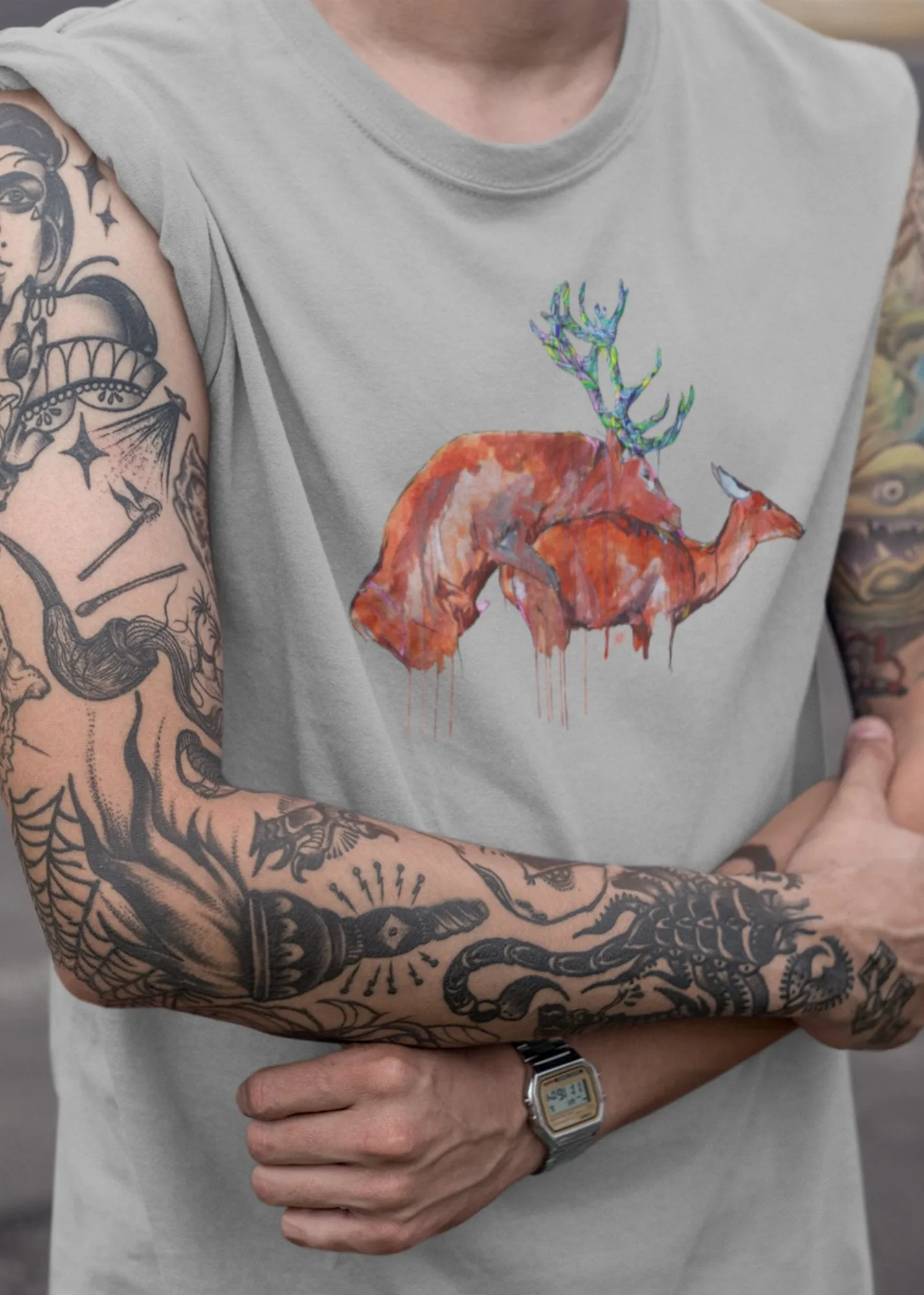 ST!NK - artist VOLK MyDeer - Men Shirt