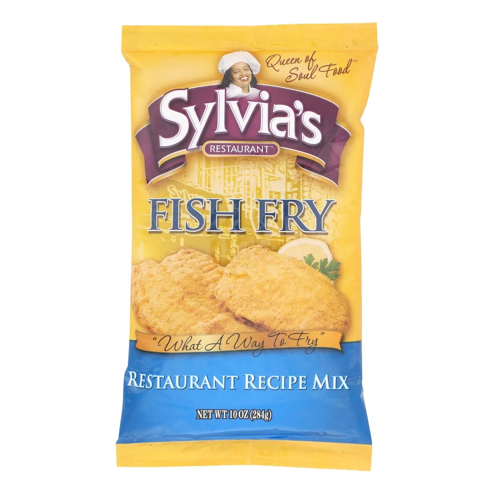 Sylvia's Fish Fry Mix, Perfect Crispy Texture, 10 Oz. (Pack of 9)