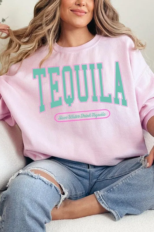 Tequila Drink Oversized Sweatshirt