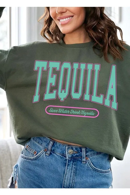 Tequila Drink Oversized Sweatshirt