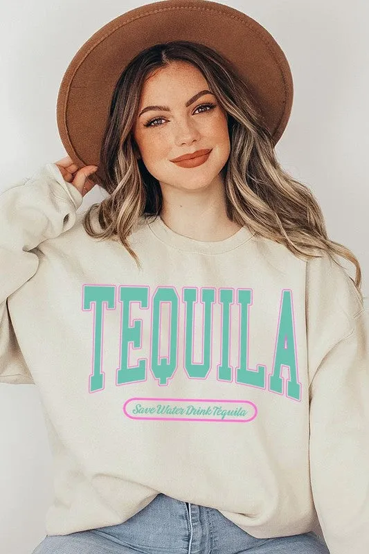 Tequila Drink Oversized Sweatshirt