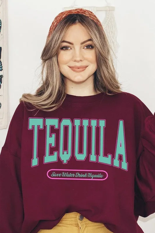 Tequila Drink Oversized Sweatshirt