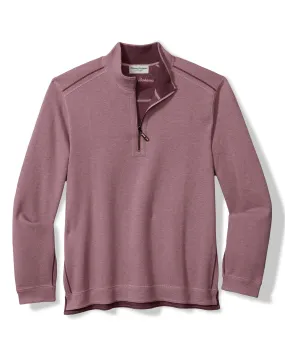 Tommy Bahama Flipfield 1/2 Zip | Purple Potion Heather